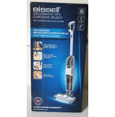 SALE OUT. Bissell CrossWave HF3 Cordless Select Vacuum Cleaner, Handstick, Cordless, DAMAGED PACKAGING, UNPACKED, USED, SCRATCHED, DIRTY | Bissell | Vacuum Cleaner | CrossWave HF3 Cordless Select | Cordless operating | Handstick | Washing function | - W |