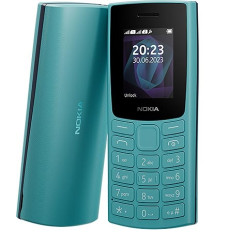 Nokia 105 (2023) TA-1557 (Cyan) Dual SIM 1.8" TFT LCD 120x160/4MB/4MB RAM/microUSB