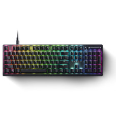Razer Gaming Keyboard Deathstalker V2 Pro Gaming Keyboard Detachable braided fiber Type-C cable; 70 million keystroke lifespan RGB LED light US Wired Black Low-Profile Optical Switches (Clicky)