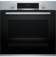 Bosch Oven HBA574BR0 71 L, Electric, Pyrolysis, Rotary and electronic, Height 59.5 cm, Width 59.4 cm, Stainless steel