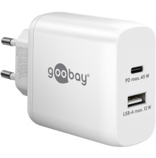 Goobay USB-C PD Dual Fast Charger (45 W) 65412 Goobay