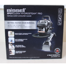 SALE OUT. Bissell | Portable Carpet and Upholstery Cleaner | SpotClean HydroSteam Pro | Corded operating | Washing function | 1000 W | - V | Black | UNPACKED, USED, SCRATCHED | Bissell | Portable Carpet and Upholstery Cleaner | SpotClean HydroSteam Pro | 