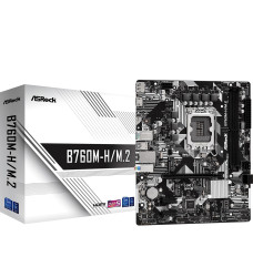 ASRock B760M-H/M.2 Processor family Intel Processor socket LGA1700 DDR5 Number of SATA connectors 4