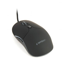 Gembird Illuminated Large Size Mouse MUS-UL-02 Wired Black USB