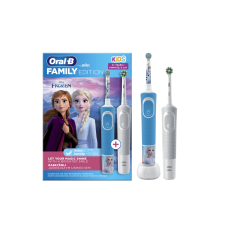 Electric Toothbrush | D100 Kids Frozen + Vitality Pro D103 | Rechargeable | For adults and children | Number of brush heads included 2 | Number of teeth brushing modes 3