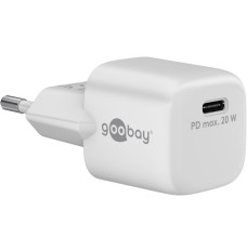 Goobay | USB-C PD GaN Fast Charger Nano (20 W), White