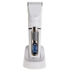 Camry | Hair Clipper with LCD Display | CR 2841 | Cordless | Number of length steps 6 | White/Brown