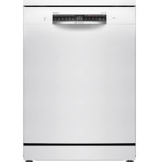 Bosch | Dishwasher | SMS4HMW06E | Free standing | Width 60 cm | Number of place settings 14 | Number of programs 6 | Energy efficiency class D | Display | AquaStop function | White
