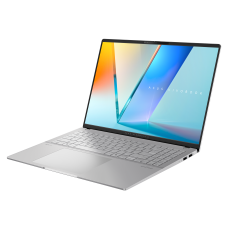 Asus Vivobook S 16 OLED M5606UA-KM005W | Cool Silver | 16 " | OLED | 3.2K | 3200 x 2000 pixels | AMD Ryzen 7 | 8845HS | 16 GB | LPDDR5X | SSD 1000 GB | AMD Radeon Graphics | Windows 11 Home | 802.11ax | Bluetooth version 5.3 | Keyboard language English | 