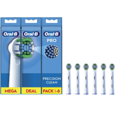 Oral-B | Precision Clean Brush Set | EB20RX-6 | Heads | For adults | Number of brush heads included 6 | White