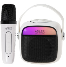 Karaoke Speaker With Microphone | AD 1199W | Bluetooth | White | Portable | Wireless connection