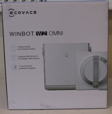 SALE OUT. Ecovacs Window cleaning robot WINBOT W2 OMNI, Auto-Spray, Intelligent steady climbing system, WIN-SLAM 4.0, White + 6 in 1 Cleanin,UNPACKED, USED LIQVID BOTLLE | Window Cleaning Robot | WINBOT W2 OMNI | Corded | 2800 Pa | White | UNPACKED, USED 