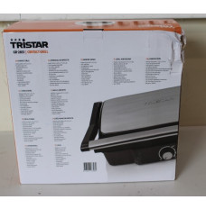 SALE OUT. Tristar GR-2853 Contact Grill, Aluminum,  DAMAGED PACKAGING, SCRATCHED FAT COLLECTING TRAY ON SIDE | Grill | GR-2853 | Contact grill | 2000 W | Aluminum | DAMAGED PACKAGING, SCRATCHED FAT COLLECTING TRAY  ON SIDE