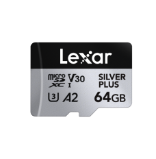 Lexar | SILVER PLUS | 64 GB | microSDXC | Flash memory class 10