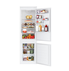 Candy Refrigerator | CBL3518EVW | Energy efficiency class E | Built-in | Combi | Height 177.2 cm | Fridge net capacity 190 L | Freezer net capacity 73 L | Display | 38 dB | White