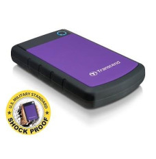 External HDD TRANSCEND StoreJet 1TB USB 3.0 Colour Purple TS1TSJ25H3P