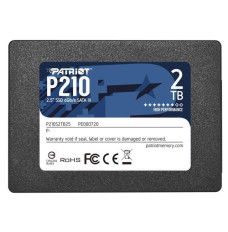 SSD PATRIOT P210 2TB SATA 3.0 Write speed 430 MBytes/sec Read speed 520 MBytes/sec 2,5" P210S2TB25
