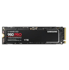 SSD SAMSUNG 980 Pro 1TB M.2 NVMe Write speed 5000 MBytes/sec Read speed 7000 MBytes/sec 2.3mm MTBF 1500000 hours MZ-V8P1T0BW