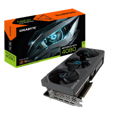 Graphics Card GIGABYTE NVIDIA GeForce RTX 4080 16 GB GDDR6X 256 bit PCIE 4.0 16x GPU 2520 MHz 1xHDMI 3xDisplayPort GV-N4080EAGLEOC-16GD