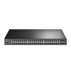 Switch TP-LINK Type L2+ Rack 48x10Base-T / 100Base-TX / 1000Base-T 4xSFP+ 1 1 PoE+ ports 48 500 Watts TL-SG3452XP