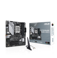 Mainboard ASUS AMD B650 Micro-ATX Memory DDR5 Memory slots 4 3xPCI-Express 4.0 16x 2xM.2 1x15pin D-sub 1xHDMI 1xDisplayPort 4xUSB 2.0 4xUSB 3.2 1xPS/2 1xRJ45 3xAudio port PRIMEB650M-AWIFIII