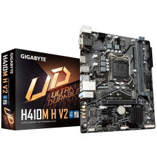 Mainboard GIGABYTE Intel H470 Express LGA1200 Micro-ATX Memory DDR4 Memory slots 2 2xPCI-Express 3.0 1x 1xPCI-Express 3.0 16x 1xM.2 1x15pin D-sub 1xHDMI 2xAudio-In 1xAudio-Out 4xUSB 2.0 2xUSB 3.2 1xPS/2 1xRJ45 H410MHV21.7