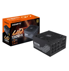 Power Supply GIGABYTE 1300 Watts Efficiency 80 PLUS GOLD PFC Active MTBF 100000 hours GP-UD1300GMPG5