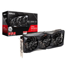 Graphics Card ASROCK AMD Radeon RX 6750 XT 12 GB GDDR6 192 bit PCIE 4.0 16x GPU 2235 MHz 1xHDMI 3xDisplayPort RX6750XTCLP12GO