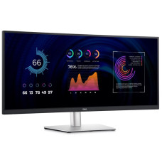 LCD Monitor DELL P3424WE 34" Business/Curved/21 : 9 Panel IPS 3440x1440 21:9 60Hz Matte 5 ms Swivel Height adjustable Tilt 210-BGTY
