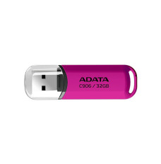 MEMORY DRIVE FLASH USB2 32GB/PINK AC906-32G-RPP ADATA