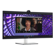 LCD Monitor DELL P3424WEB 34" Curved/21 : 9 Panel IPS 3440x1440 21:9 60Hz 5 ms Speakers Camera 4MP Swivel Height adjustable Tilt 210-BFOB
