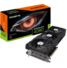 Graphics Card GIGABYTE NVIDIA GeForce RTX 4080 16 GB GDDR6X 256 bit PCIE 4.0 16x GPU 2505 MHz 1xHDMI 3xDisplayPort GV-N4080WF3-16GD