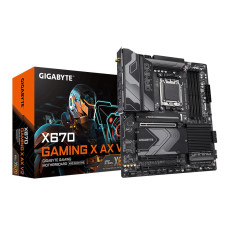 Mainboard GIGABYTE AMD X670 SAM5 ATX Memory DDR5 Memory slots 4 2xPCI-Express 3.0 16x 1xPCI-Express 4.0 16x 2xM.2 1xHDMI 4xUSB 2.0 8xUSB 3.2 1xUSB-C 1xRJ45 3xAudio port X670GAMINGXAXV2