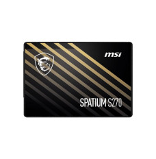 SSD MSI SPATIUM S270 240GB SATA 3D NAND Write speed 400 MBytes/sec Read speed 500 MBytes/sec 2,5" TBW 250 TB MTBF 2000000 hours S78-440N070-P83
