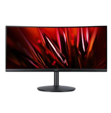 LCD Monitor ACER XZ342CUS3BMIIP 34" Gaming/Curved/21 : 9 Panel VA 3440x1440 21:9 180 hz Matte 1 ms Speakers Swivel Height adjustable Tilt Colour Black UM.CX2EE.301