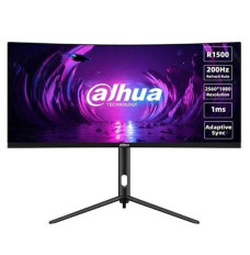 LCD Monitor DAHUA DHI-LM30-E330CA 30" Gaming/Curved/21 : 9 Panel VA 2560x1080 21:9 200Hz 1 ms Swivel Tilt Colour Black LM30-E330CA