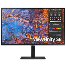 LCD Monitor SAMSUNG ViewFinity S8 32" Business/4K Panel IPS 3840x2160 16:9 60Hz 5 ms Swivel Pivot Height adjustable Tilt Colour Black LS32B800PXPXEN