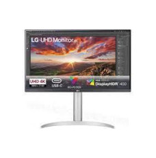 LCD Monitor LG 27" 4K Panel IPS 3840x2160 16:9 5 ms Speakers Swivel Height adjustable Tilt Colour White 27UP85NP-W