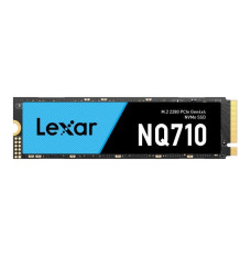 SSD LEXAR NQ710 1TB Heatsink M.2 PCIe Gen4 NVMe Write speed 3300 MBytes/sec Read speed 5000 MBytes/sec TBW 340 TB MTBF 150000 hours LNQ710X001T-RNNNG