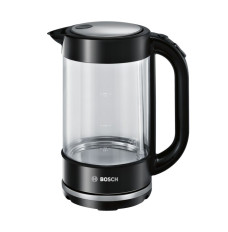 Bosch TWK70B03 electric kettle 1.7 L 2400 W Black, Transparent