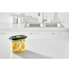 FoodSaver FFC023X food storage container Oval Box 1.8 L Black, Transparent 1 pc(s)