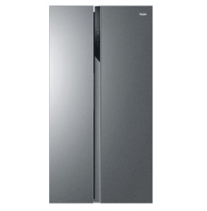 Haier SBS 90 Serie 3 HSR3918ENPG side-by-side refrigerator Freestanding 528 L E Silver