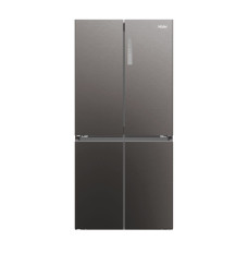 Haier HCR3818ENMD side-by-side refrigerator Freestanding 467 L E Grey