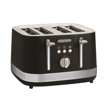 Morphy Richards Illumination black 4 slice toaster