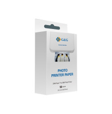 Photo paper Zink GG-ZP023-50 for Canon, G&G, Huawei, HP, Polaroid, Xiaomi printers; 50 mm x 76 mm; 50 pcs
