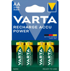 VARTA HR6 AA Recharge Accu Power 2100 mAh 56706 Rechargeable batteries 4 pc(s) Green, Yellow