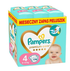 Pampers Premium Monthly Box Size 4, 8-14kg 174pcs