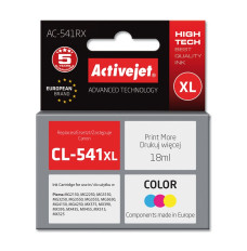 Activejet AC-541RX ink for Canon printer; Canon CL-541 XL replacement; Premium; 18 ml; color