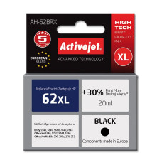 Activejet AH-62BRX ink for HP printer; HP 62XL C2P05AE replacement; Premium; 20 ml; black