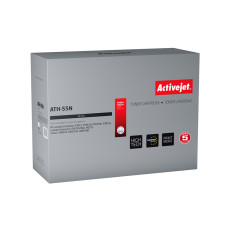 Activejet ATH-55N toner for HP printer; HP 55A CE255A, Canon CRG-724 replacement; Supreme; 6000 pages; black
